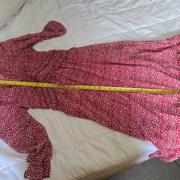 Melody Red and White Capri Midi Dress NWT - Picture 16 of 16